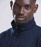 AWDis Sophomore Zip Neck Sweatshirt | New French Navy