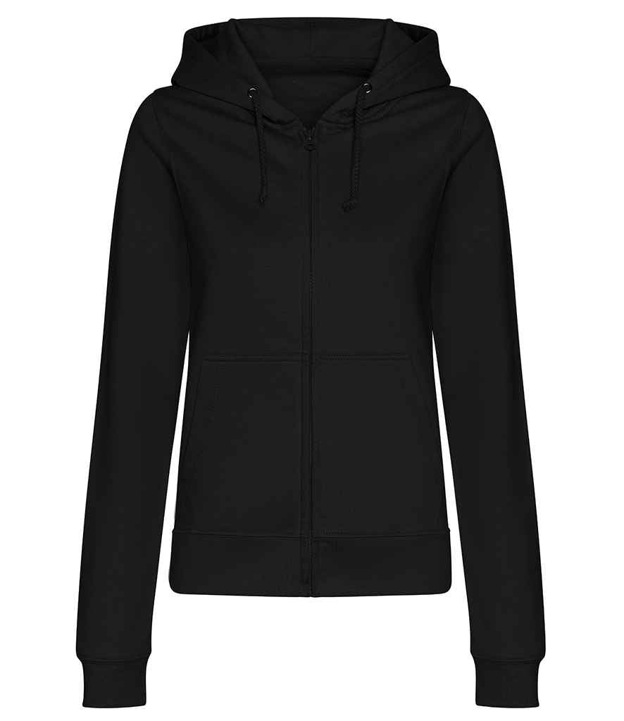 AWDis Ladies College Zoodie | Deep Black