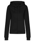 AWDis Ladies College Zoodie | Deep Black