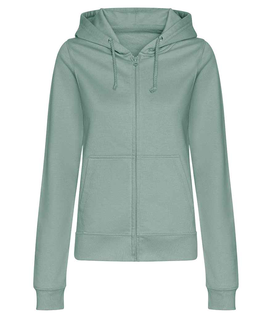 AWDis Ladies College Zoodie | Dusty Green
