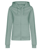 AWDis Ladies College Zoodie | Dusty Green