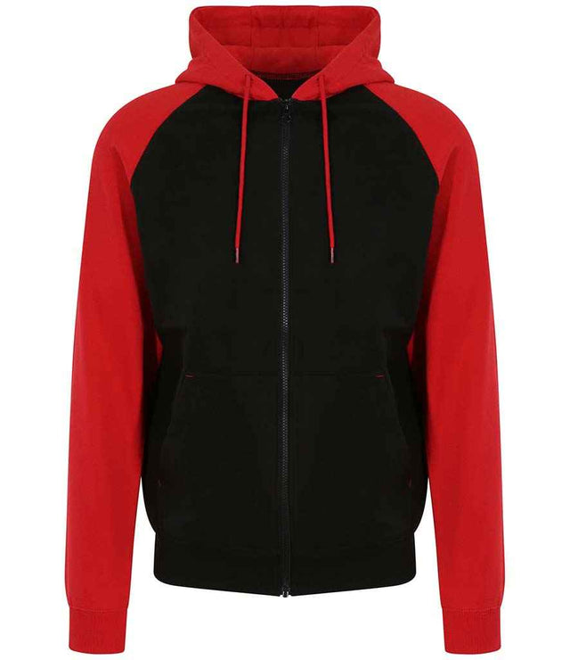 JH063 Jet Black/Fire Red Front