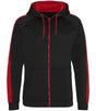 JH066 Jet Black/Fire Red Front