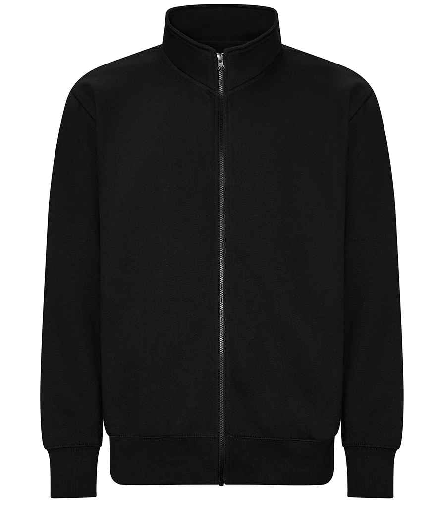 AWDis Campus Full Zip Sweatshirt | Deep Black