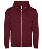 AWDis Organic Zoodie | Burgundy