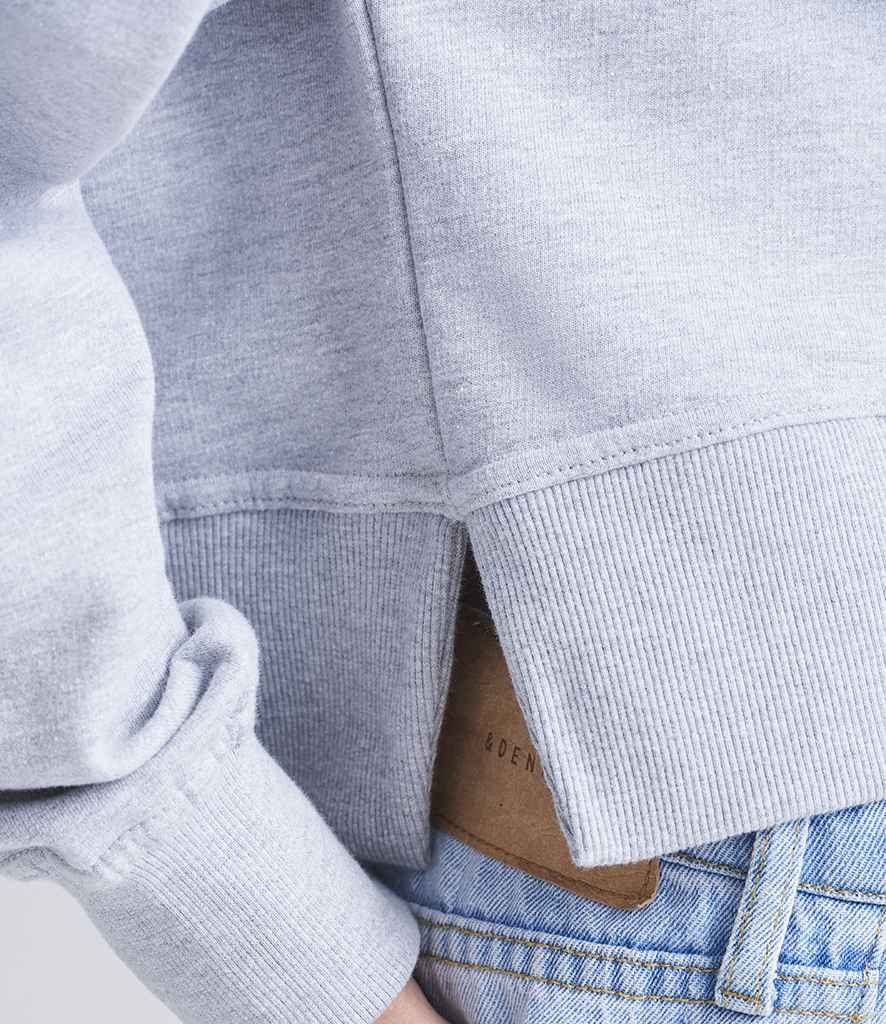 AWDis Ladies Relaxed Hoodie | Heather Grey