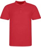 AWDis The 100 Cotton Piqué Polo Shirt | Fire Red