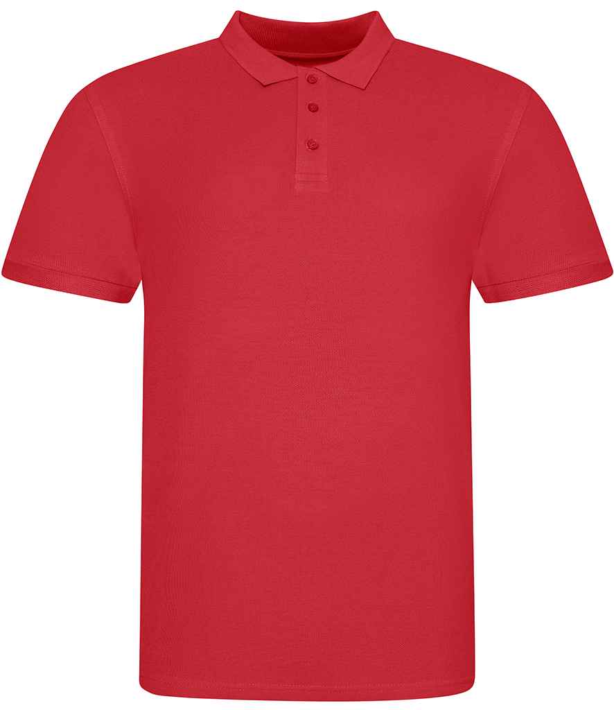 AWDis The 100 Cotton Piqué Polo Shirt | Fire Red