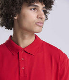 AWDis The 100 Cotton Piqué Polo Shirt | Fire Red