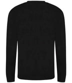 AWDis Long Sleeve Tri-Blend T-Shirt | Solid Black