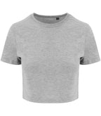AWDis Ladies Tri-Blend Cropped T-Shirt | Heather Grey