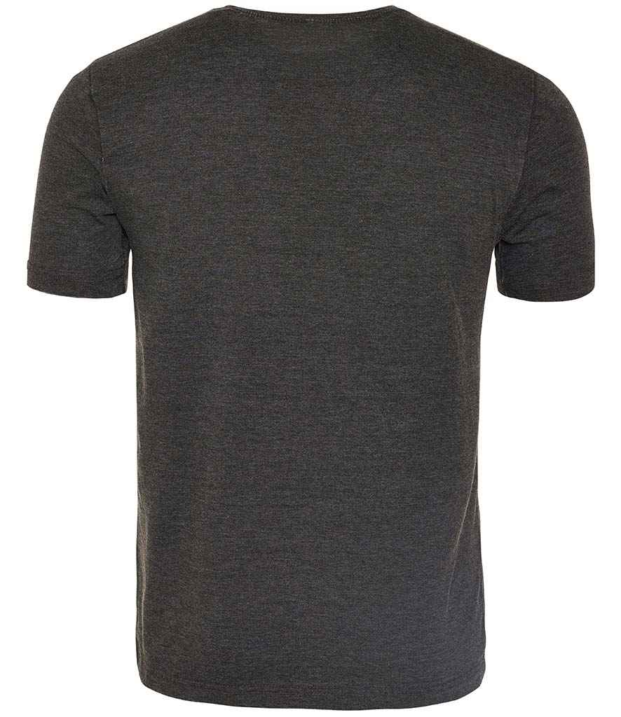 AWDis Washed T-Shirt | Washed Jet Black