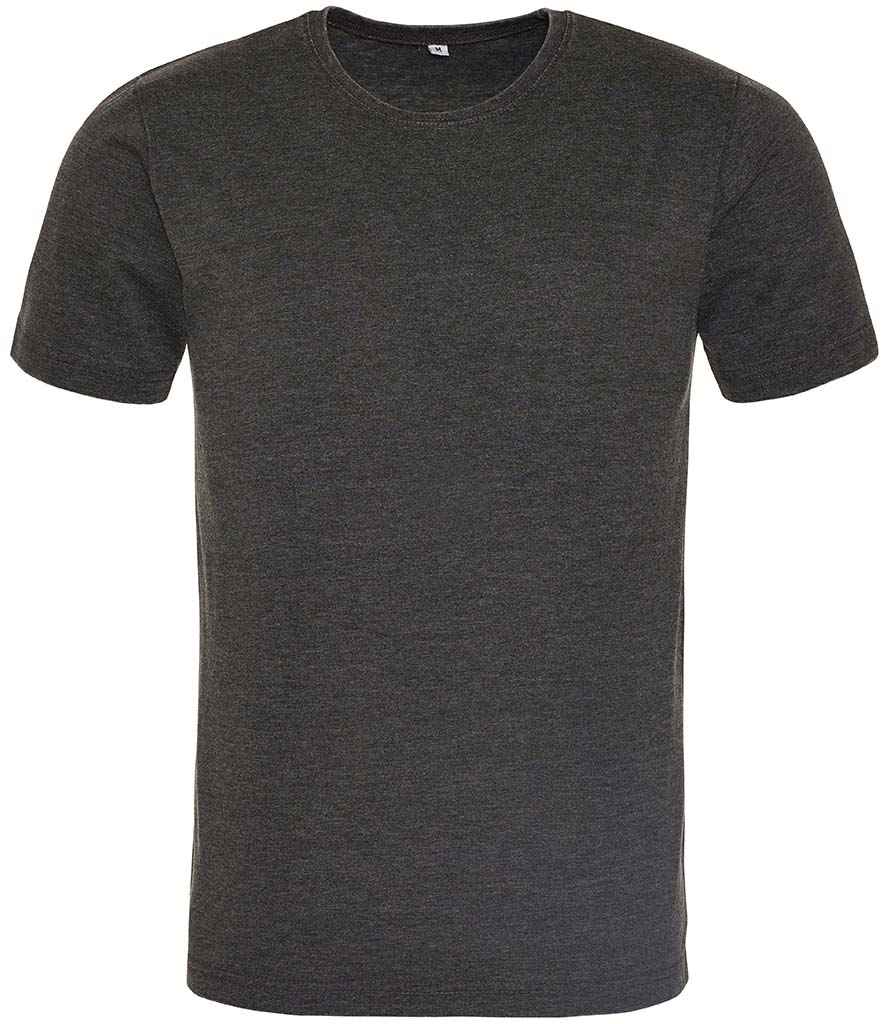 AWDis Washed T-Shirt | Washed Jet Black