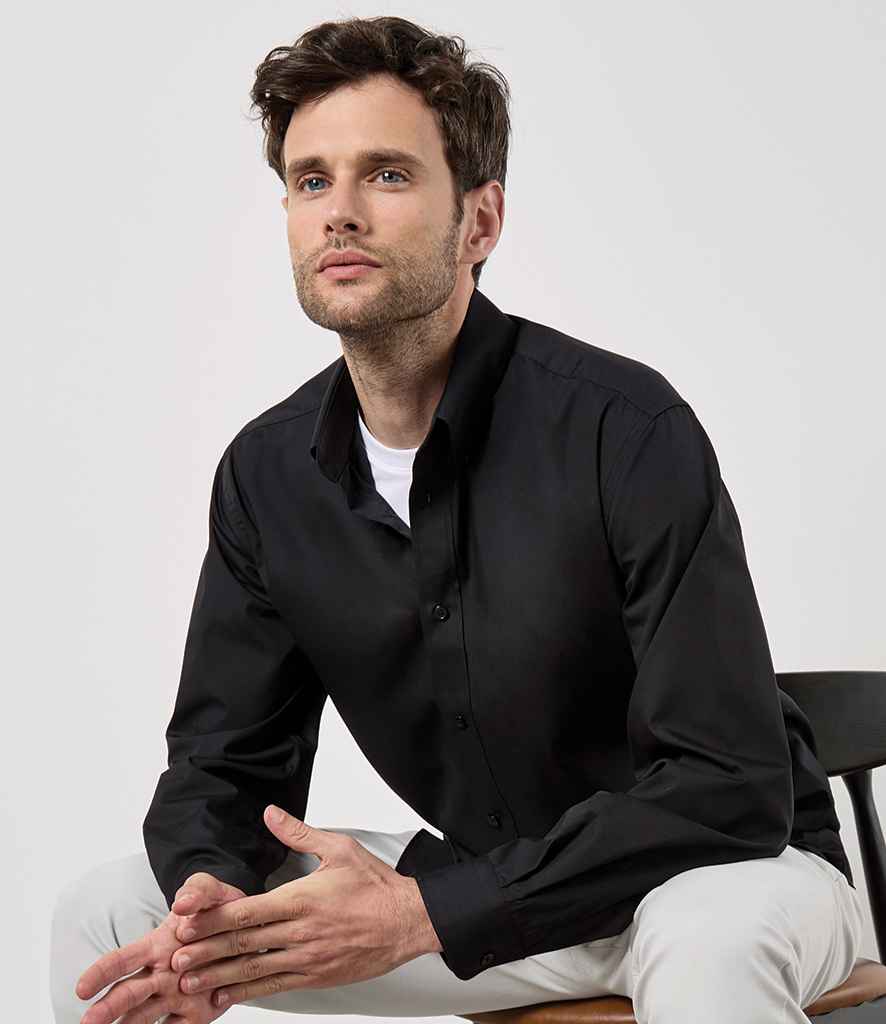 Kustom Kit Long Sleeve Classic Fit Workforce Shirt