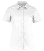 Kustom Kit Ladies Short Sleeve Tailored Poplin Shirt