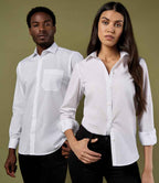 Kustom Kit Ladies Long Sleeve Tailored Poplin Shirt