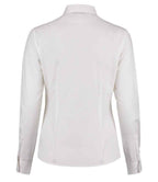 Kustom Kit Ladies Long Sleeve Tailored Mandarin Collar Shirt