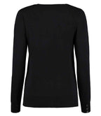 Kustom Kit Ladies Arundel Cotton Acrylic V Neck Cardigan Knitwear for Women