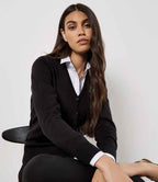 Kustom Kit Ladies Arundel Cotton Acrylic V Neck Cardigan Knitwear for Women