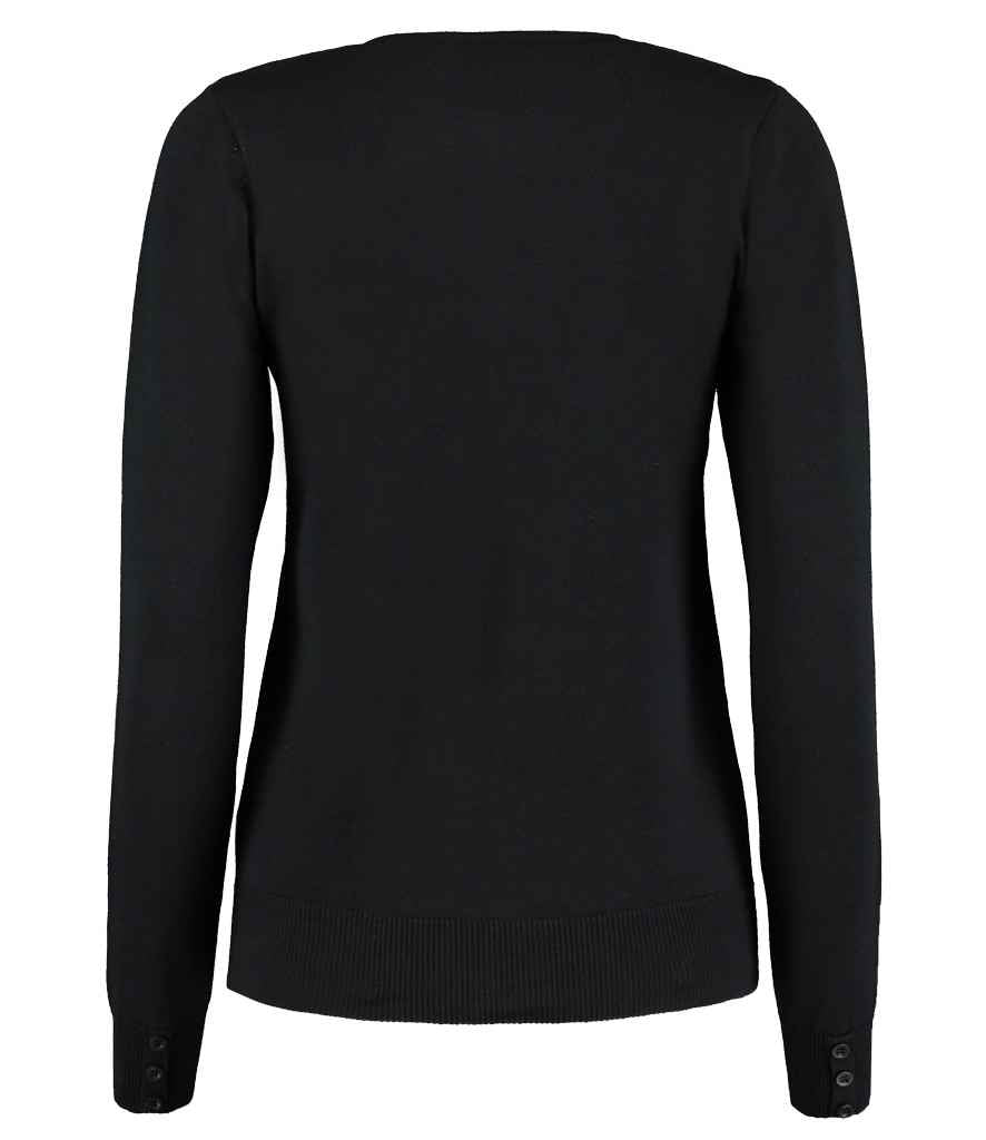Kustom Kit Ladies Arundel Round Neck Cardigan - Classic Style for Everyday Wear