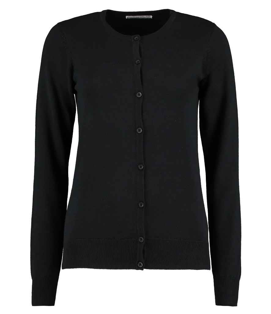Kustom Kit Ladies Arundel Round Neck Cardigan - Classic Style for Everyday Wear