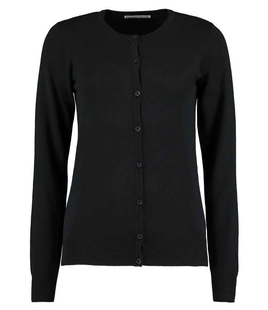 Kustom Kit Ladies Arundel Round Neck Cardigan - Classic Style for Everyday Wear
