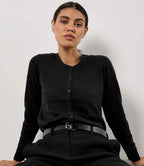 Kustom Kit Ladies Arundel Round Neck Cardigan - Classic Style for Everyday Wear