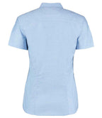 Kustom Kit Ladies Short Sleeve Tailored Workwear Oxford Shirt