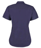 Kustom Kit Ladies Premium Short Sleeve Tailored Oxford Shirt