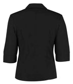 Kustom Kit Ladies 3/4 Sleeve Tailored Continental Shirt with Continental Collar and French Cuff