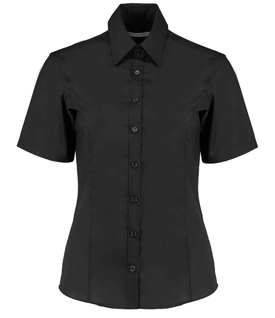 Kustom Kit Ladies Short Sleeve Tailored Business Shirt – Professional and Stylish Design