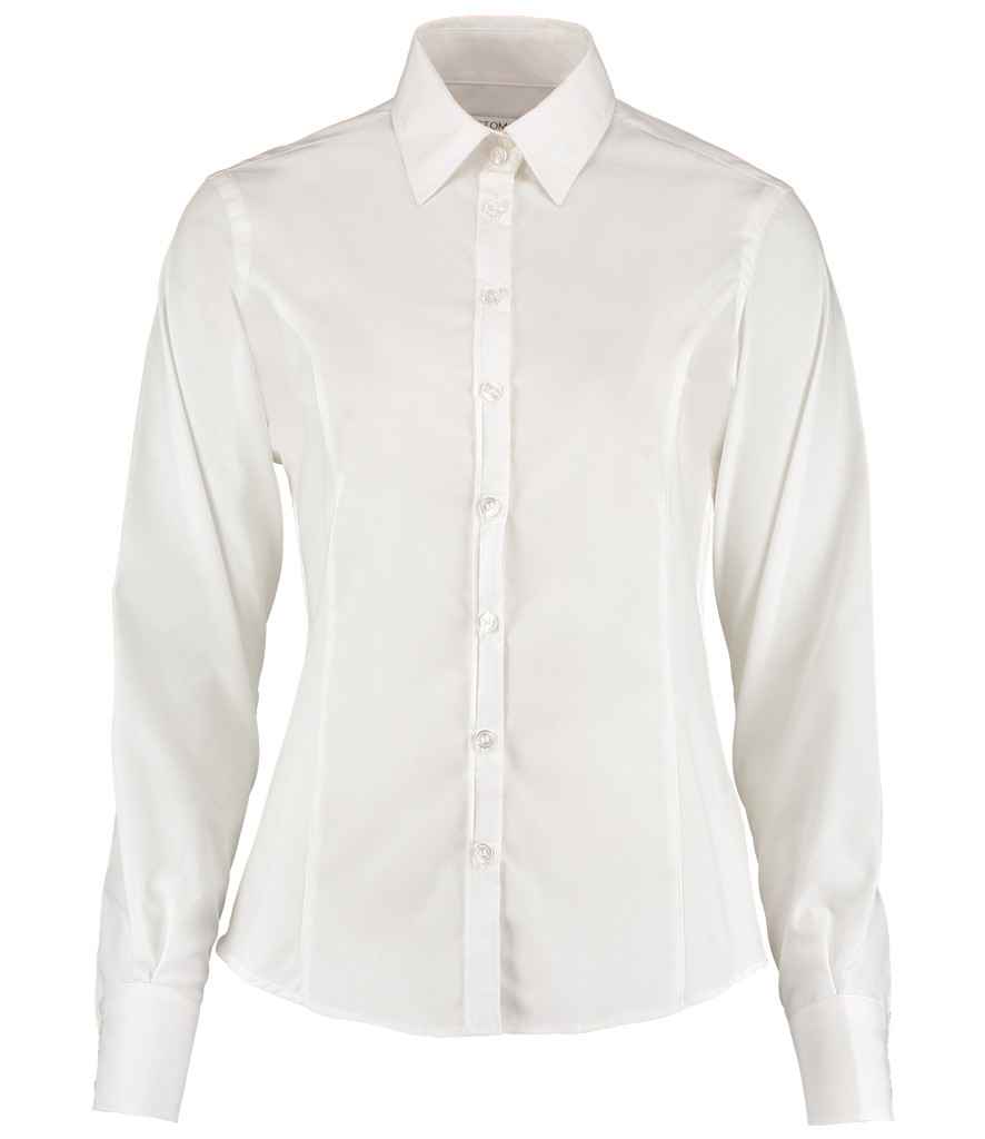 Kustom Kit Ladies Long Sleeve Tailored Business Shirt with Classic Fit and Stylish Design