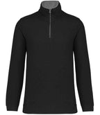 KB206 Black/Heather Grey Front