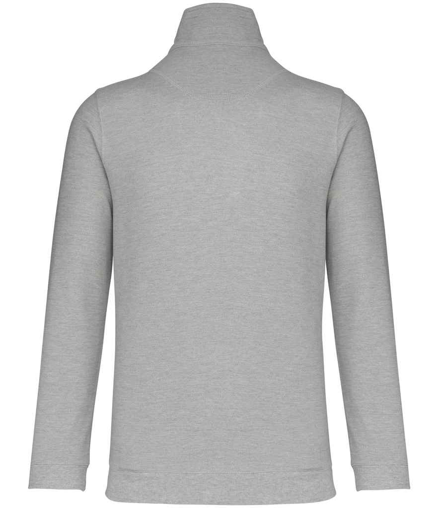 KB206 Heather Grey/Navy Back