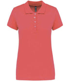 Kariban Ladies Short Sleeve Piqué Polo Shirt in a Range of Vibrant Colours