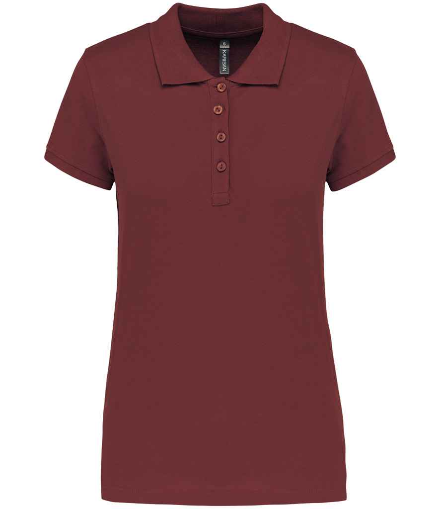 Kariban Ladies Short Sleeve Piqué Polo Shirt in a Range of Vibrant Colours