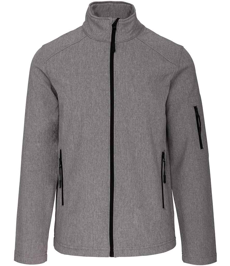 Kariban Soft Shell Jacket with Windproof and Water-Resistant Features for Outdoor Use