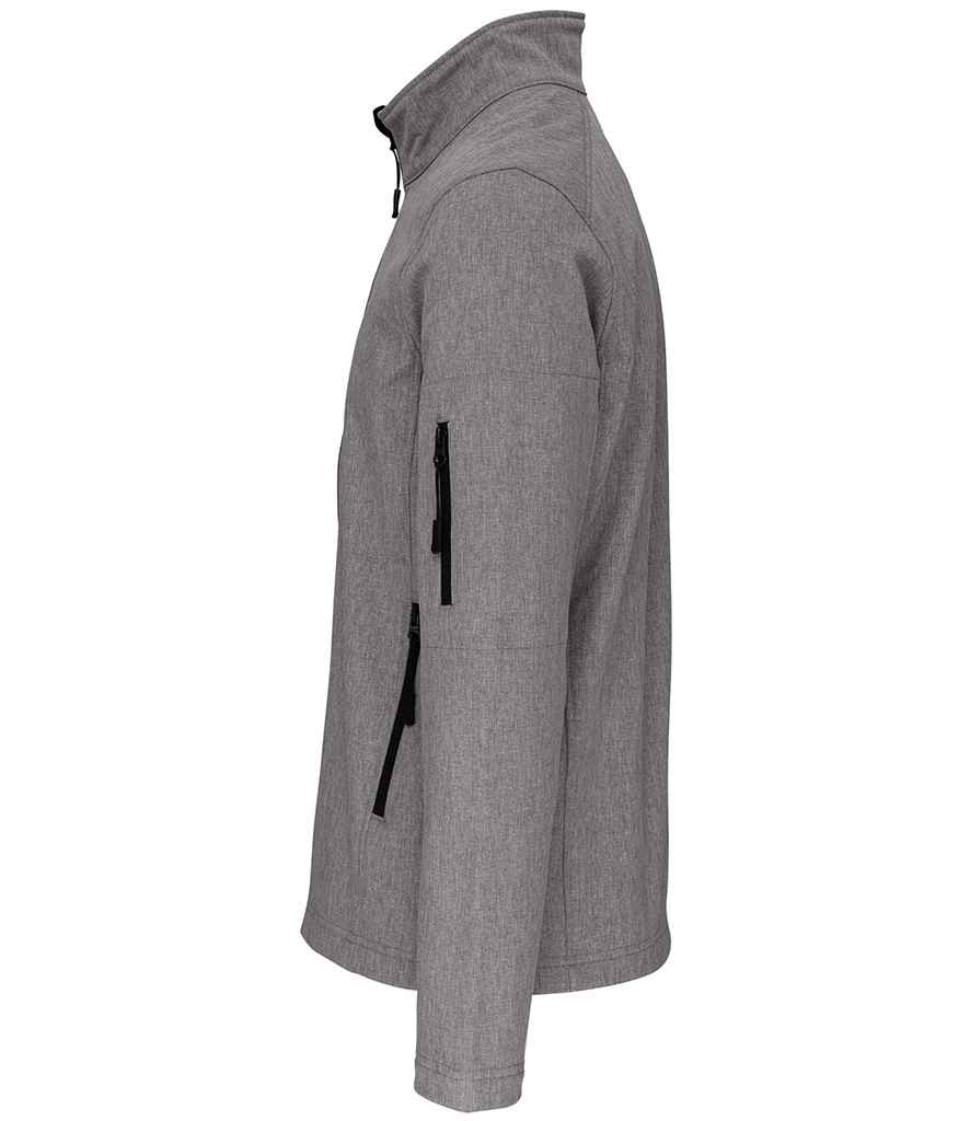 Kariban Soft Shell Jacket with Windproof and Water-Resistant Features for Outdoor Use