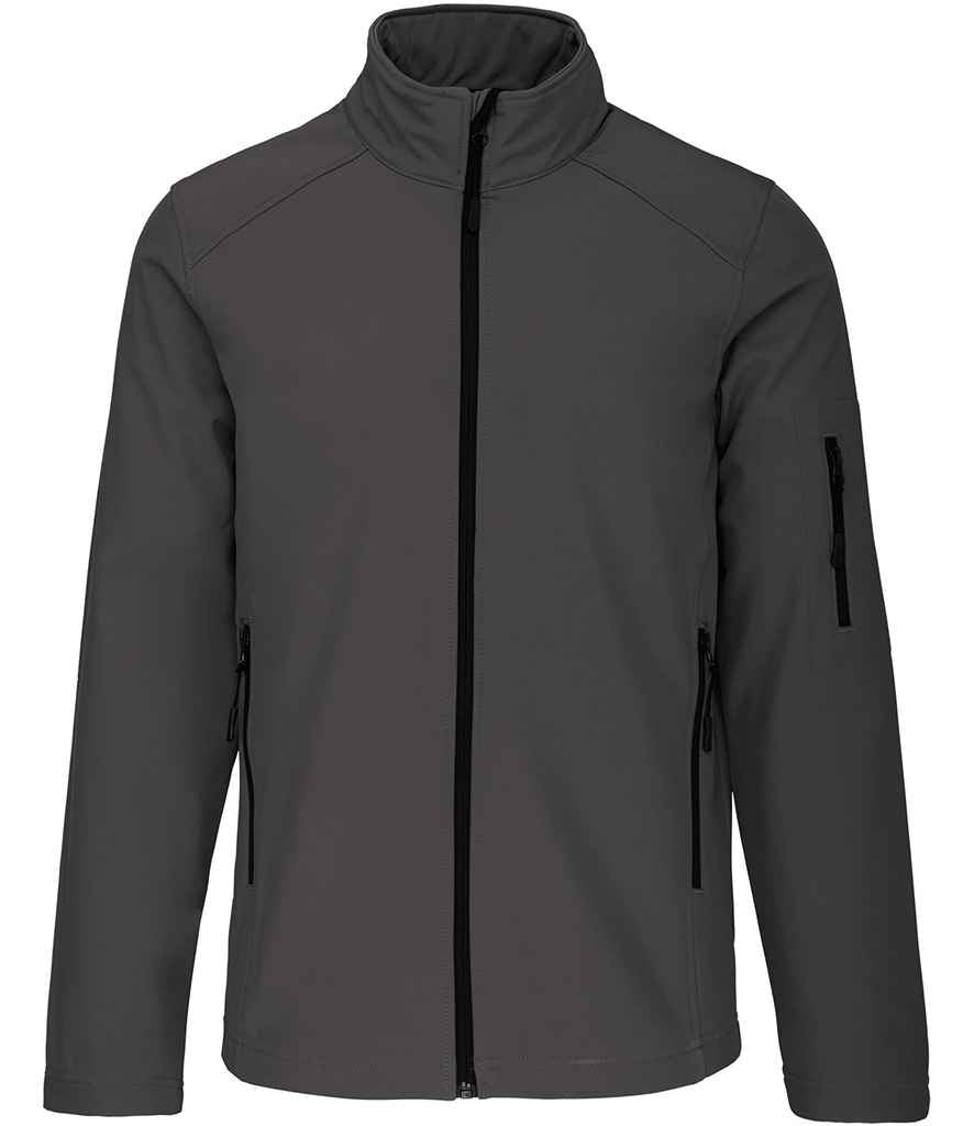 Kariban Soft Shell Jacket with Windproof and Water-Resistant Features for Outdoor Use