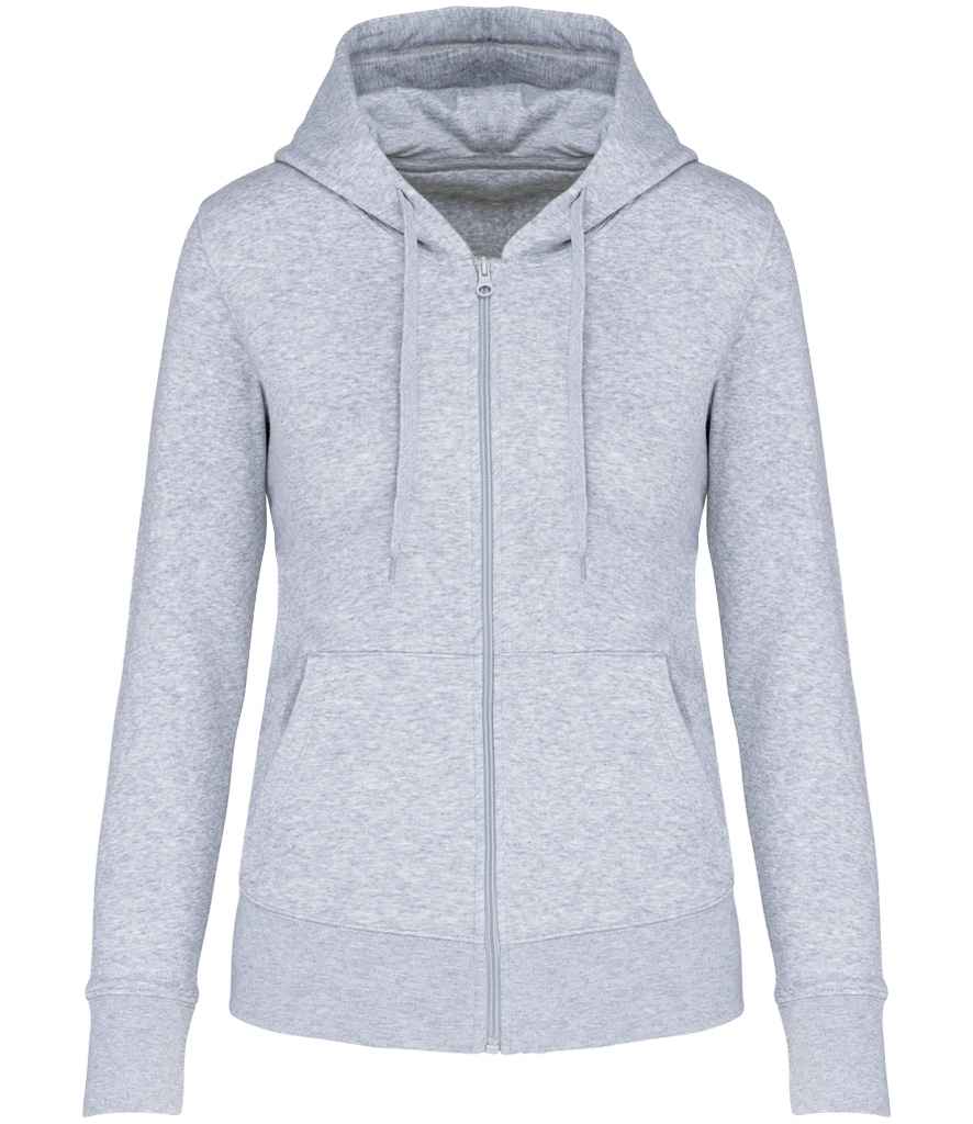 Kariban Ladies Eco Friendly Full Zip Hoodie in Sustainable, Comfortable Design