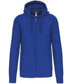 Kariban Full Zip Hooded Sweatshirt with Front Pockets and Adjustable Drawstring Hood