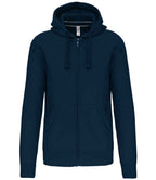Kariban Full Zip Hooded Sweatshirt with Front Pockets and Adjustable Drawstring Hood
