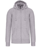 Kariban Full Zip Hooded Sweatshirt with Front Pockets and Adjustable Drawstring Hood