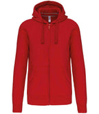 Kariban Full Zip Hooded Sweatshirt with Front Pockets and Adjustable Drawstring Hood