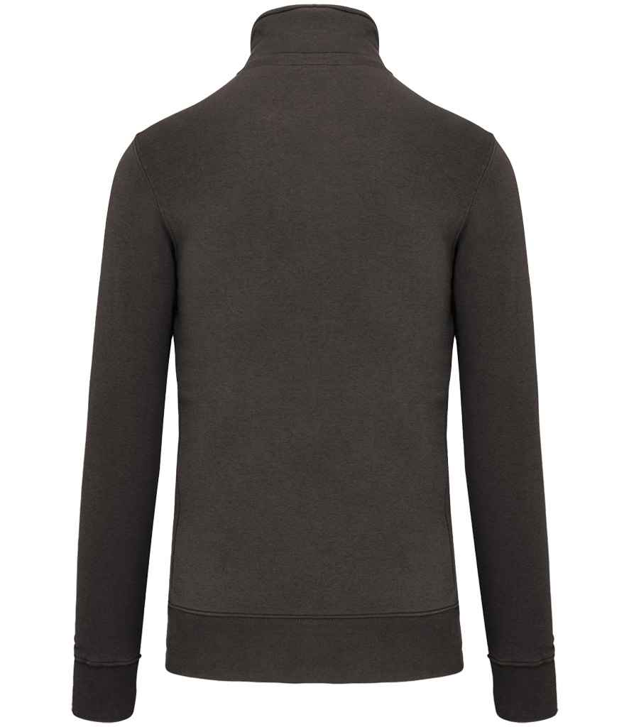 Kariban Zip Neck Sweatshirt – Classic Casual Pullover with Front Zip and Soft Fabric
