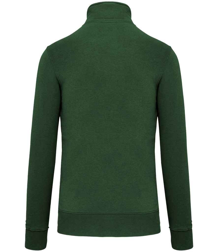 Kariban Zip Neck Sweatshirt – Classic Casual Pullover with Front Zip and Soft Fabric