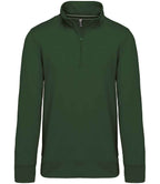 Kariban Zip Neck Sweatshirt – Classic Casual Pullover with Front Zip and Soft Fabric