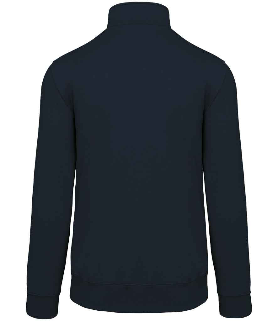 Kariban Zip Neck Sweatshirt – Classic Casual Pullover with Front Zip and Soft Fabric