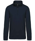 Kariban Zip Neck Sweatshirt – Classic Casual Pullover with Front Zip and Soft Fabric