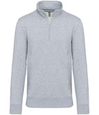 Kariban Zip Neck Sweatshirt – Classic Casual Pullover with Front Zip and Soft Fabric
